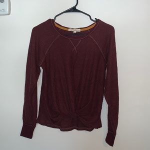 Maroon long sleeve